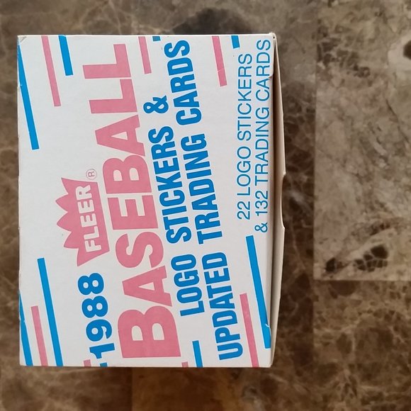 1988 Fleer Baseball Logo Stickers & Updated Trading Card Set - Picture 3 of 3